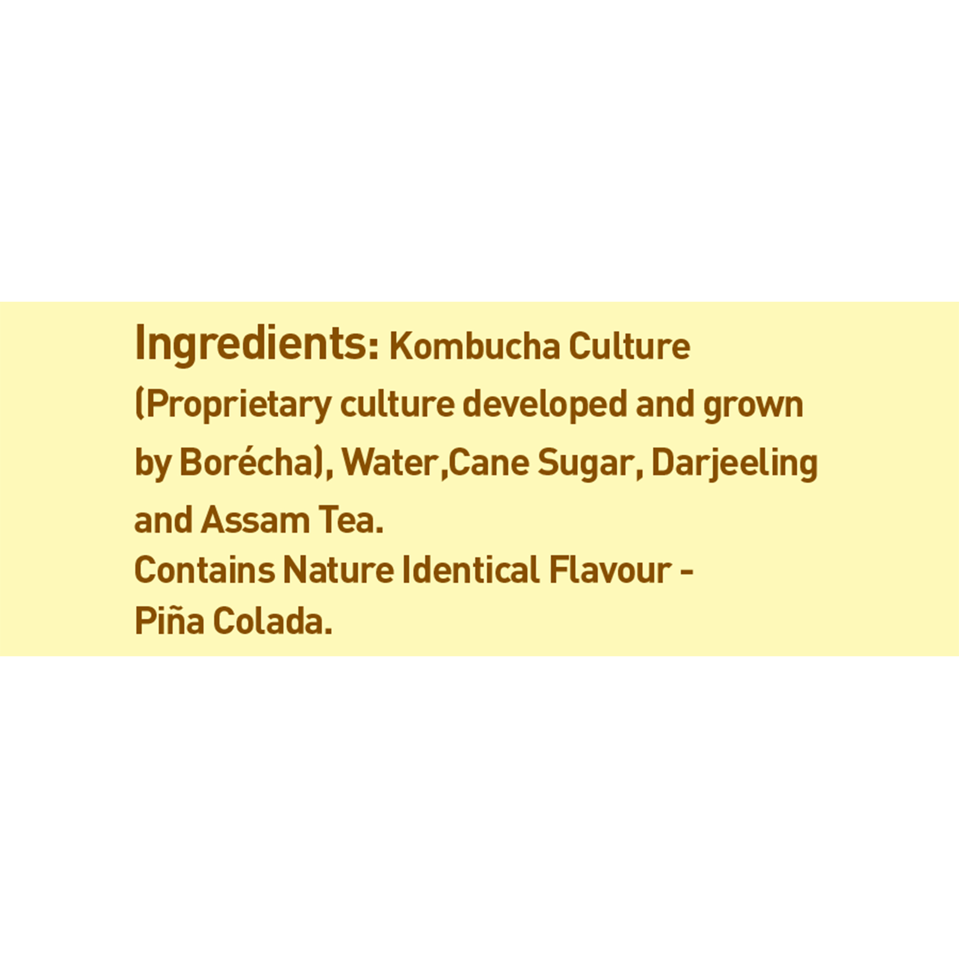 BORÉCHA 6 PACKS OF PINA COLADA KOMBUCHA
