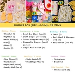 New Born Baby Essential Kit - 25 Items (Summer Kit for 0-3 Months)