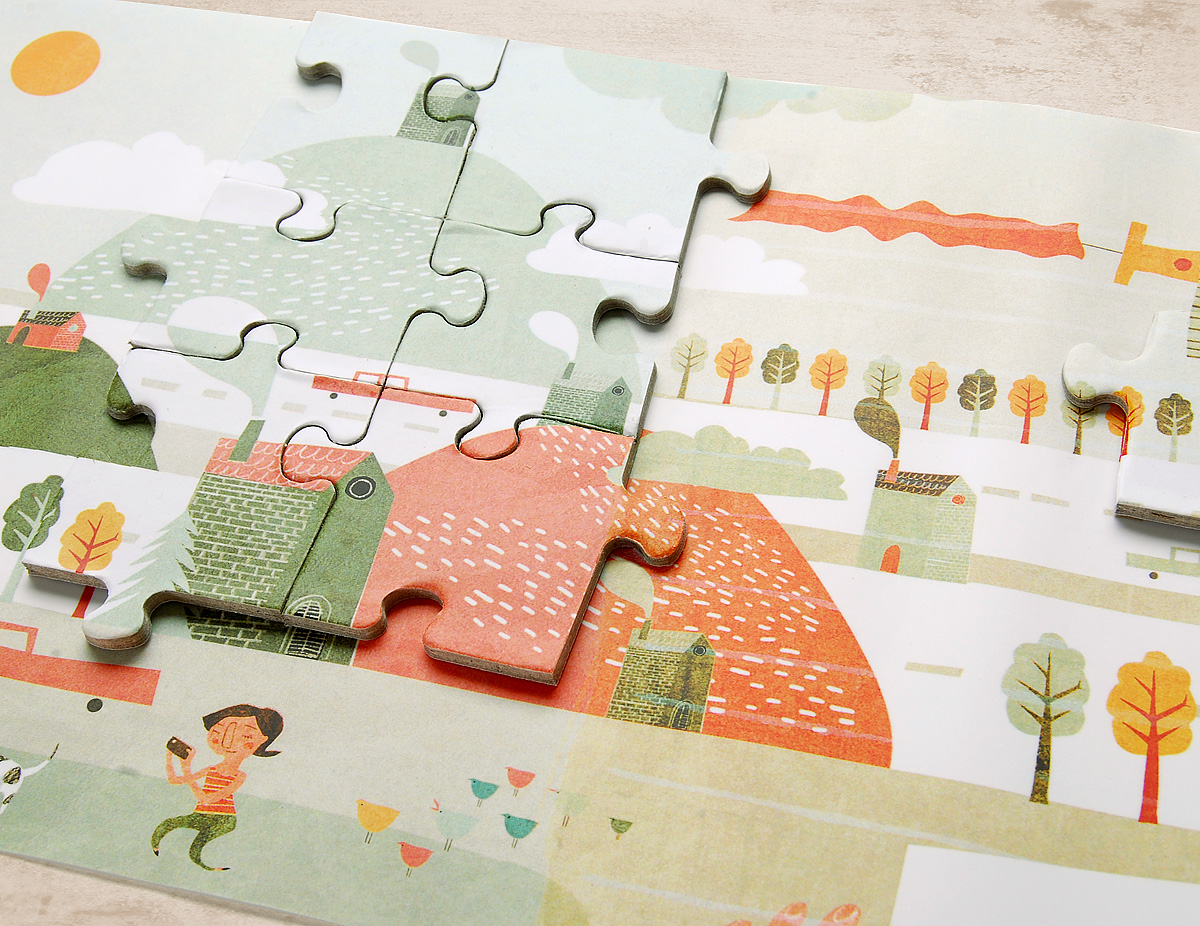 Puzzle City & Fun( 5+child )
