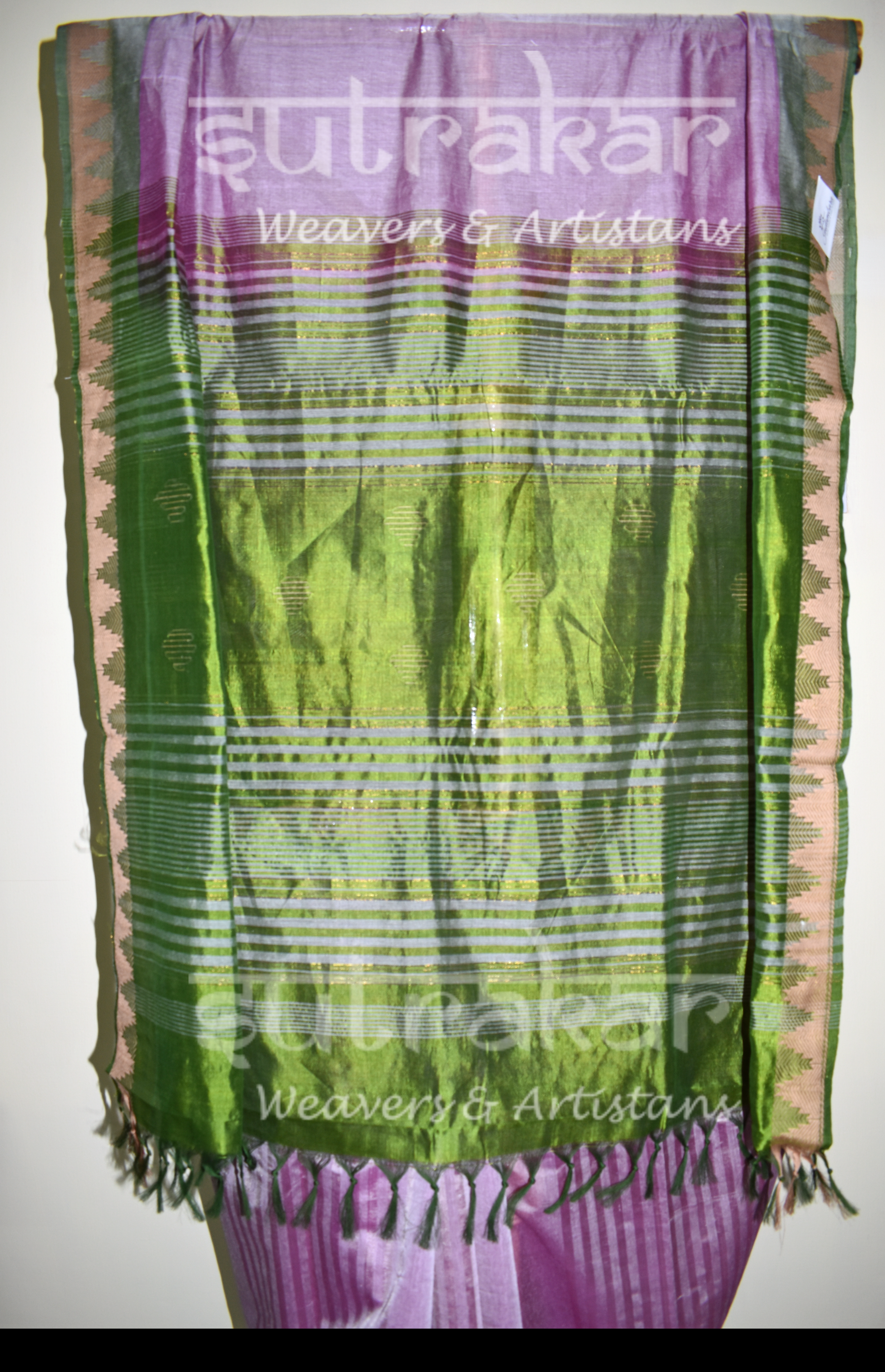 Pure Bamboo Fiber Silk Saree