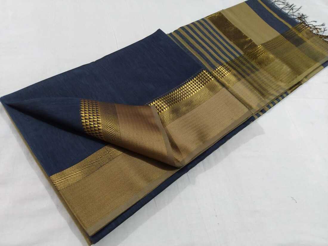 Maheshwari handloom silk saree