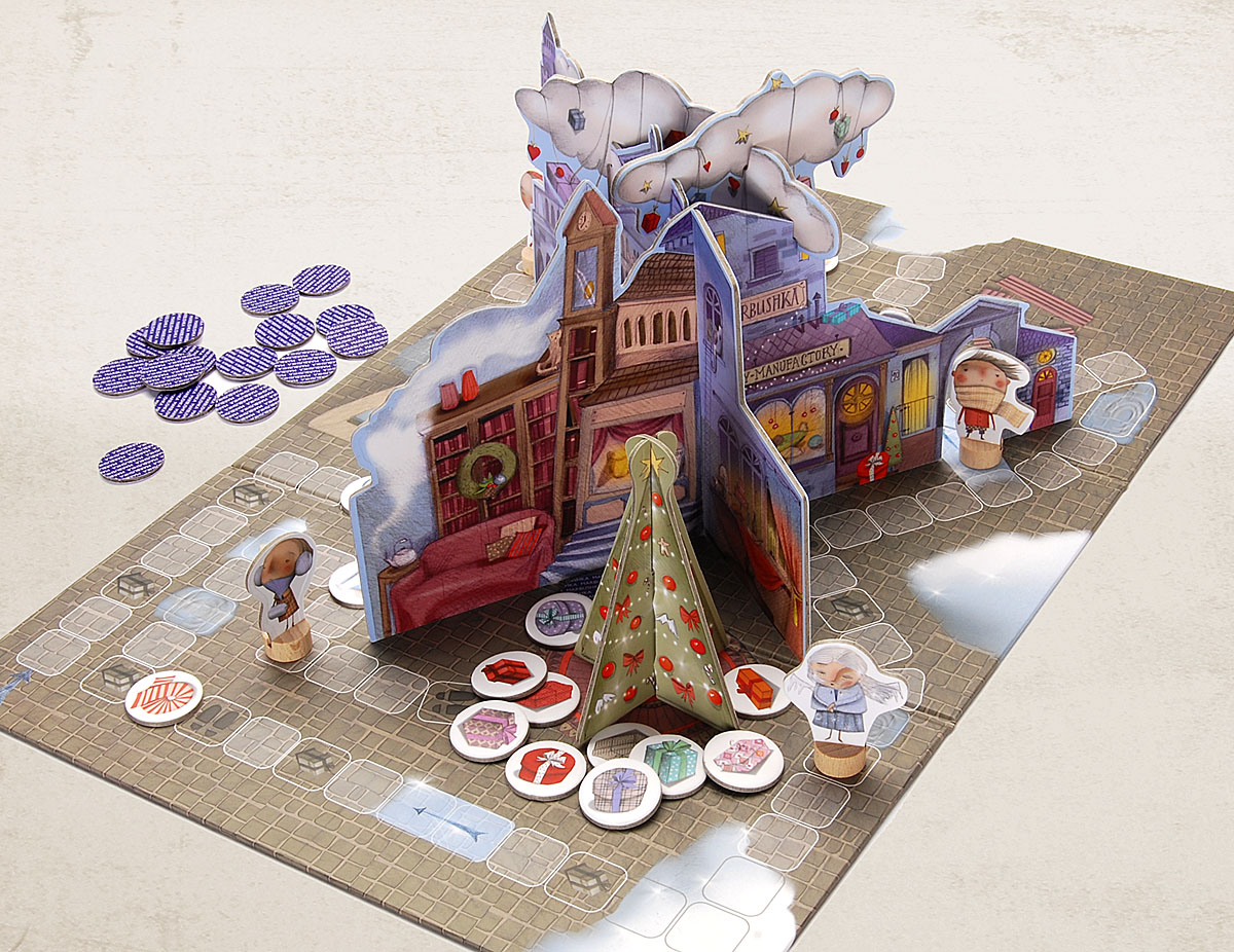 Board game Christmas Tale, 5+child Indoor game