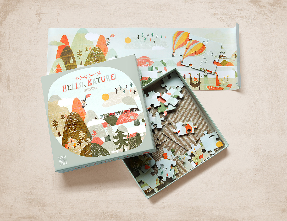 Puzzle Hello Nature! 5+child