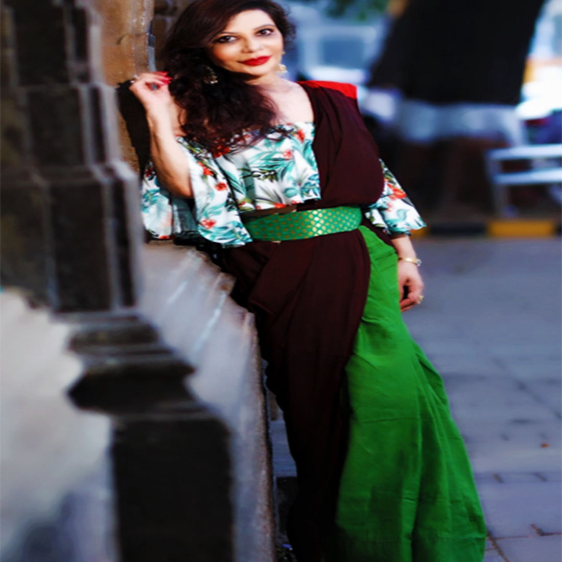 Drape With Belt