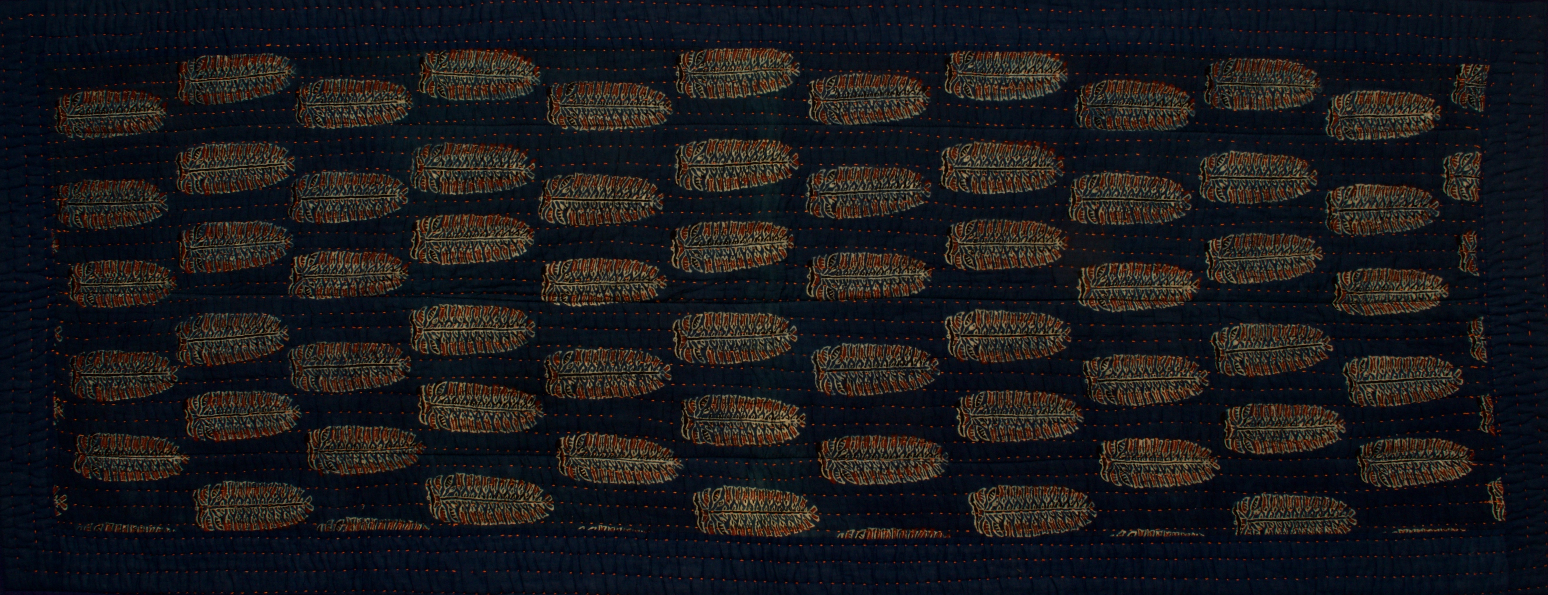 Eco-friendly yoga mat(100% pure cotton)(midnightblue with border)