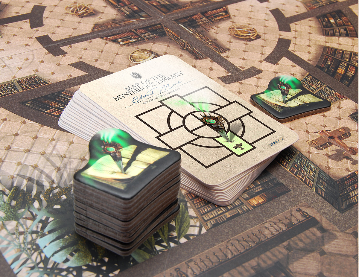 Board game The Mysterious Library( 8+child )