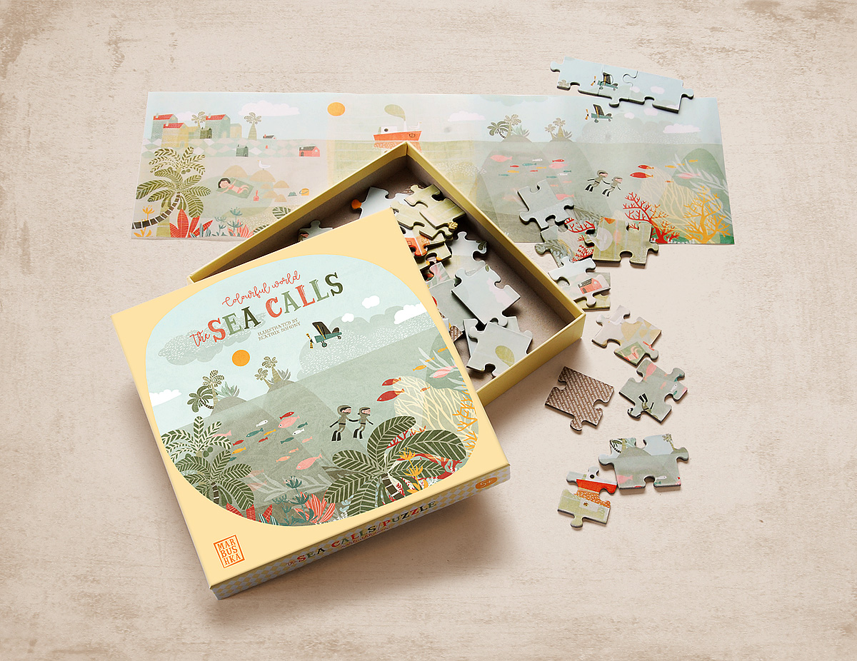 Puzzle The Sea Calls( 5+ child )