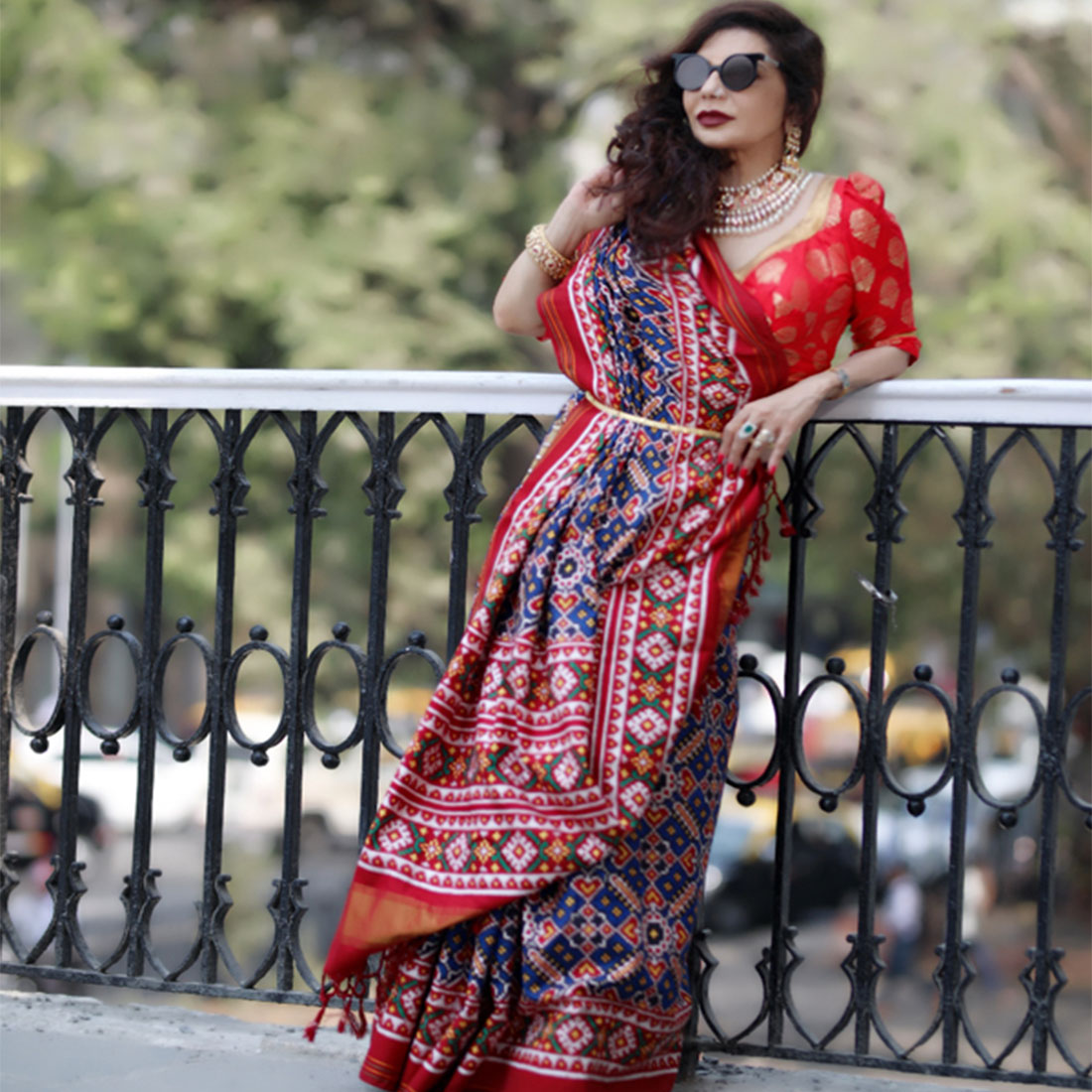 Patan Patola Saree Drape