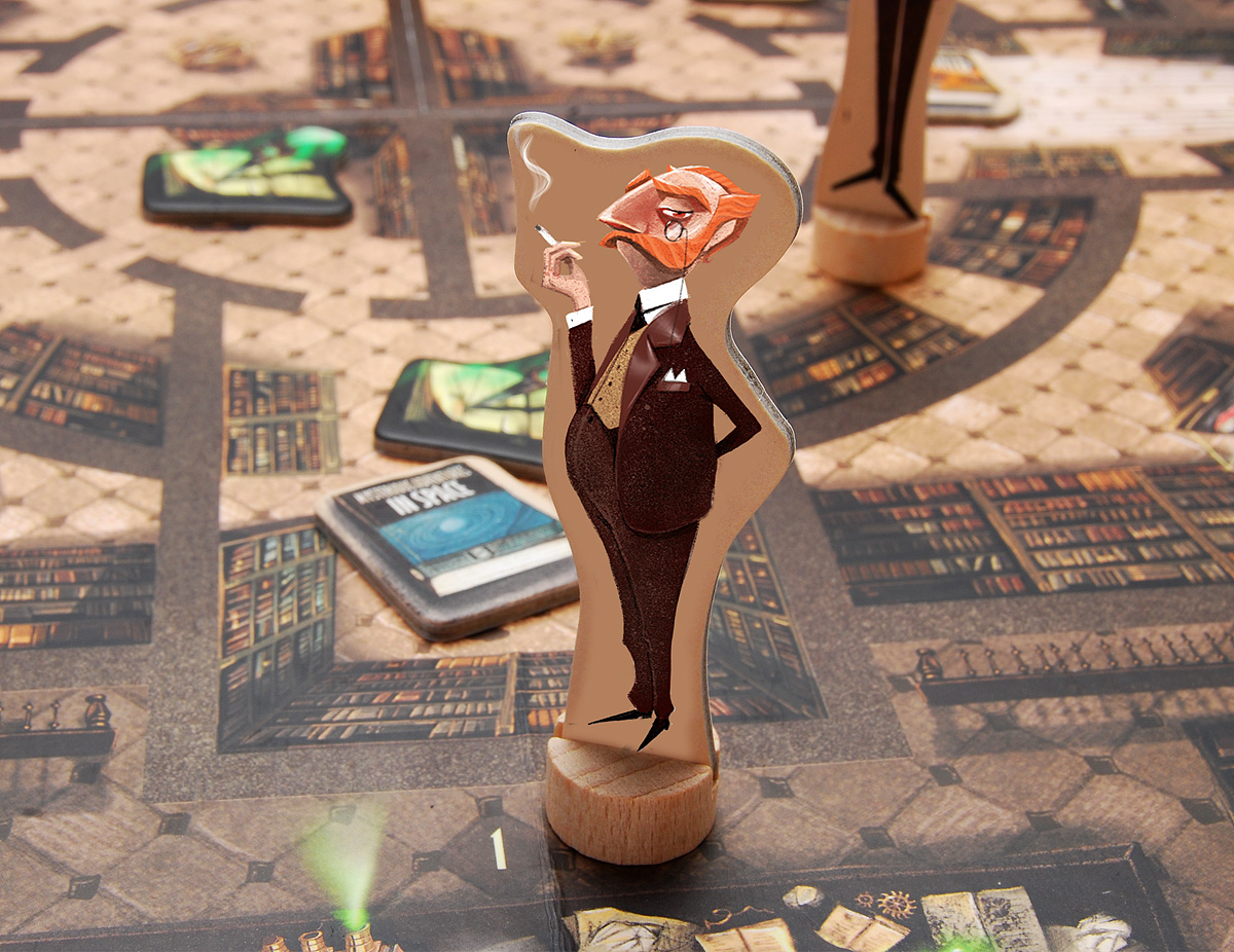 Board game The Mysterious Library( 8+child )