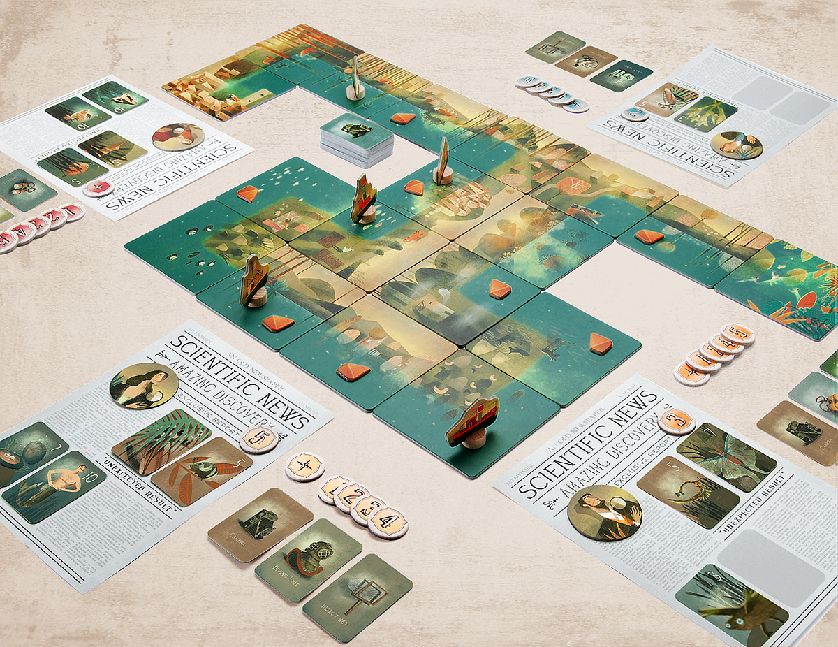 Board game River( 6+ child )