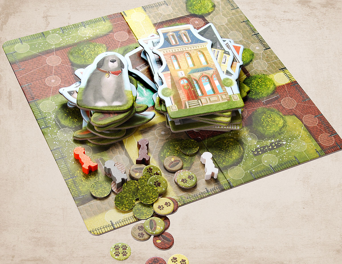 Board game Dogs & Homes (+5 child game)