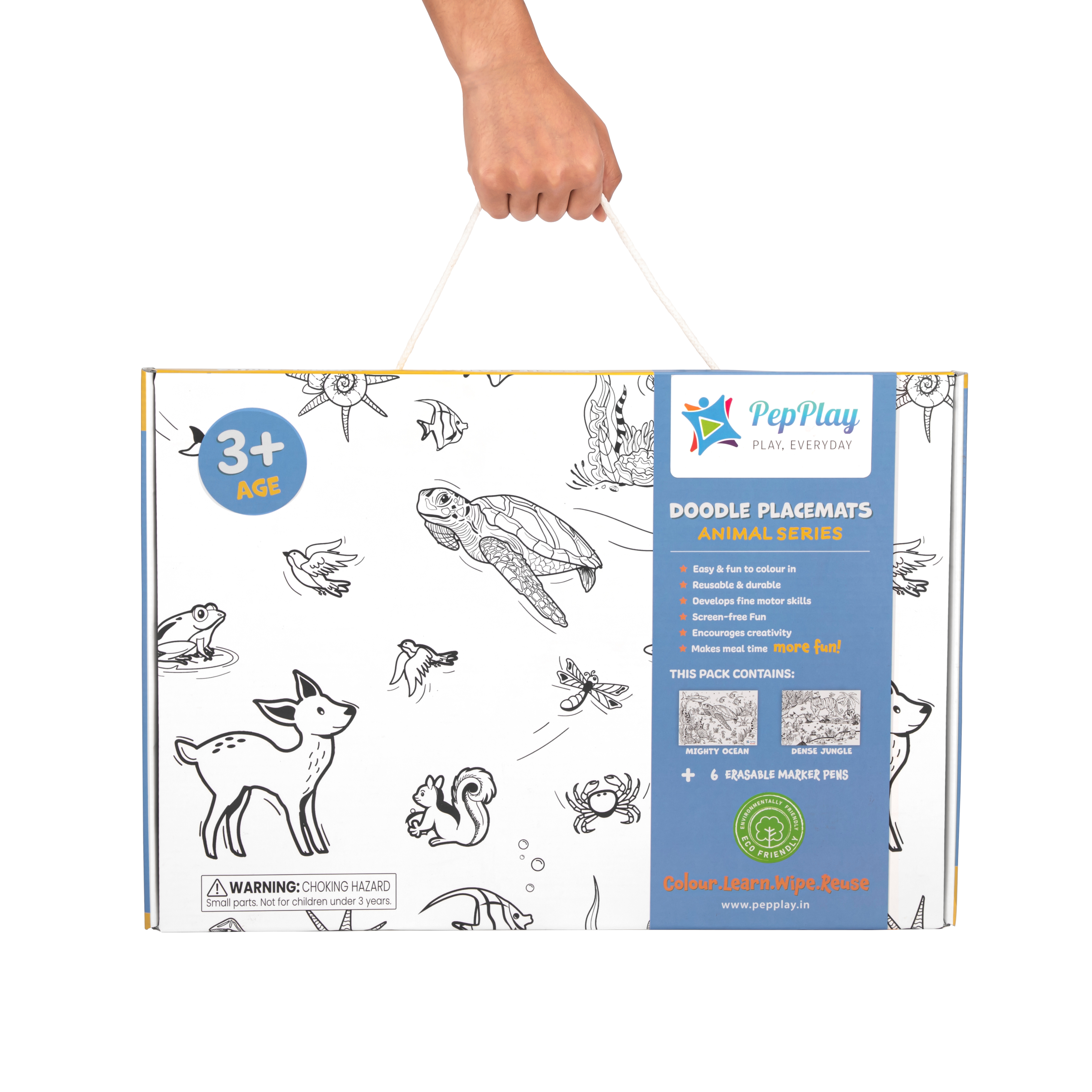 PepPlay Doodle Placemats - Animal Series
