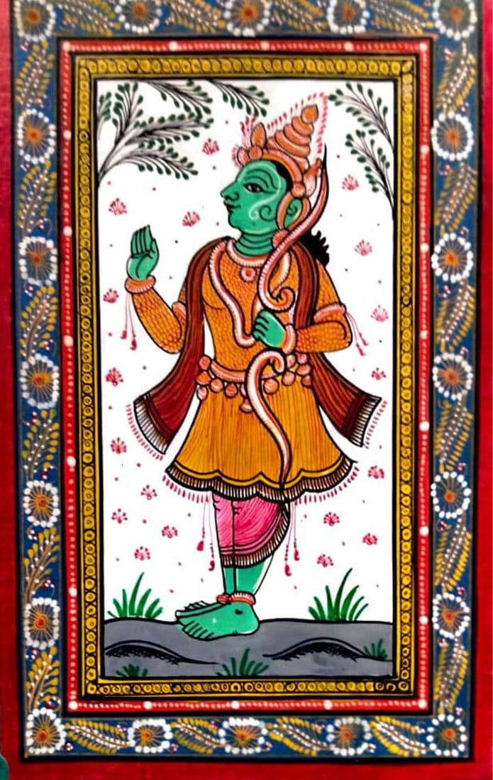Dasavathar's of Lord Vishnu- Pattachitra Painting