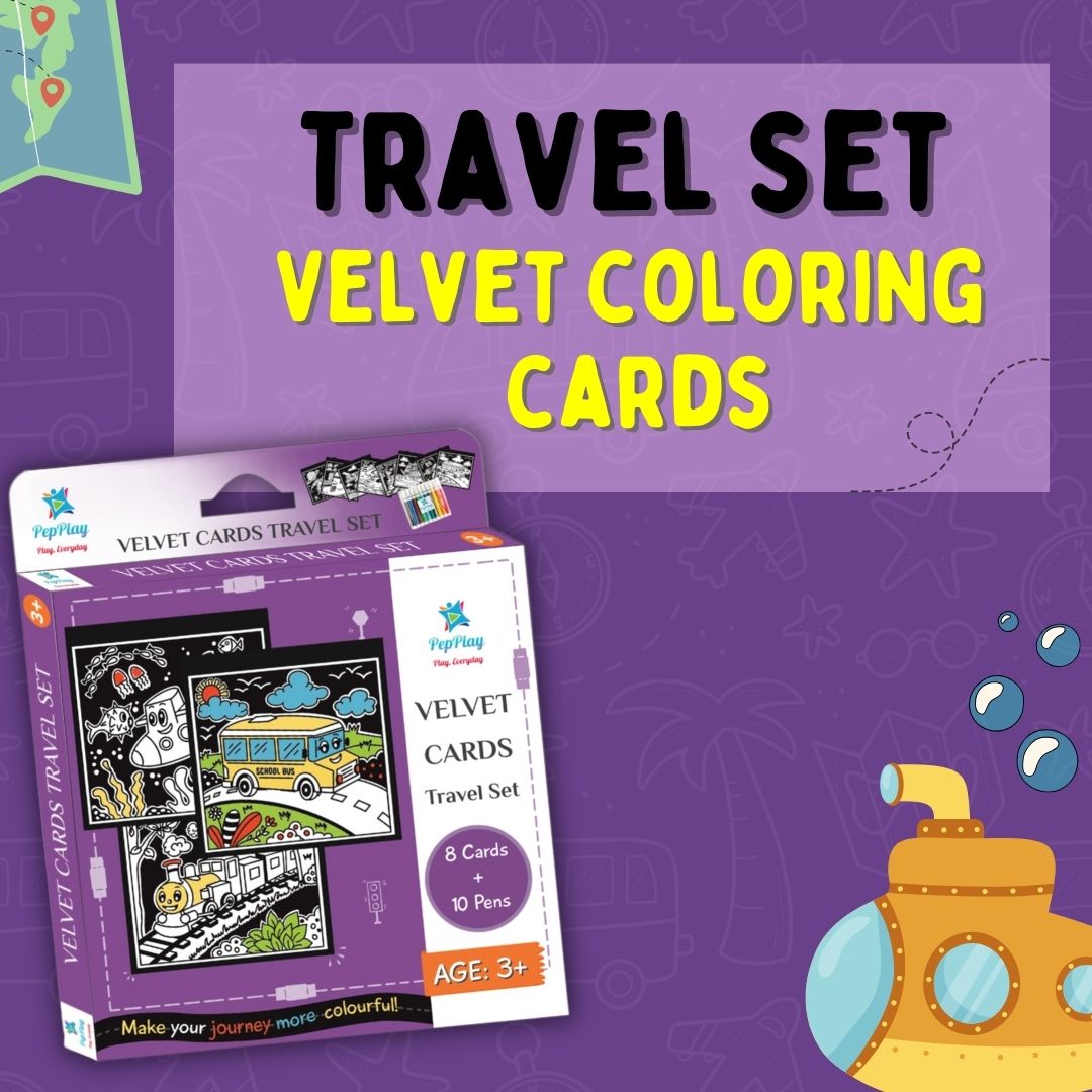 PEPPLAY VELVET CARDS - TRAVEL SET