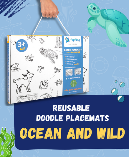 DOODLE PLACEMATS - ANIMAL SERIES