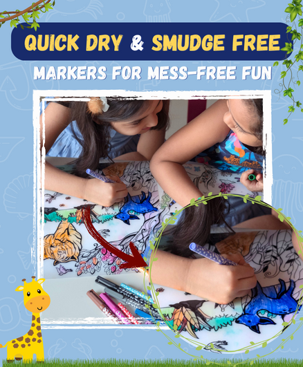 DOODLE PLACEMATS - ANIMAL SERIES