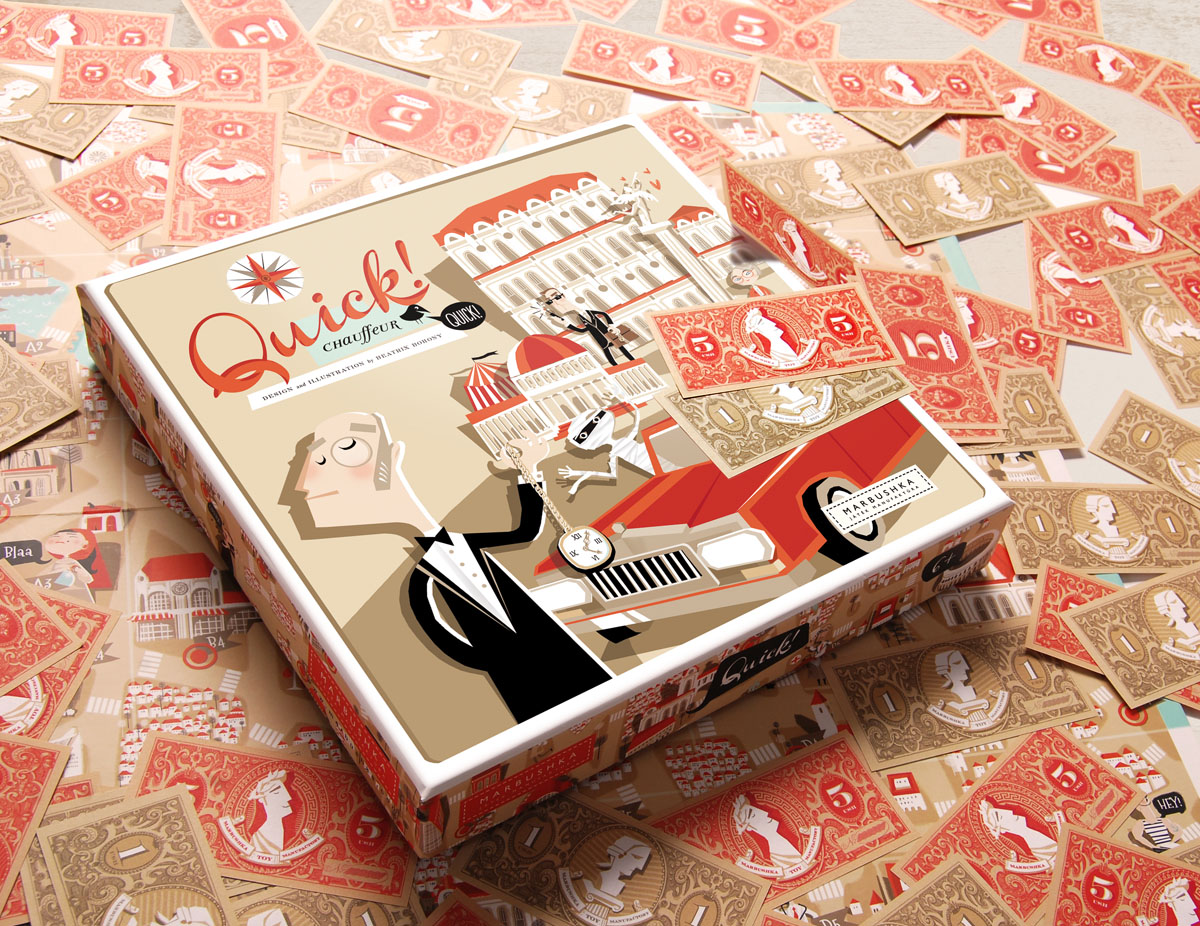 Board game Quick!( 6+ child game)