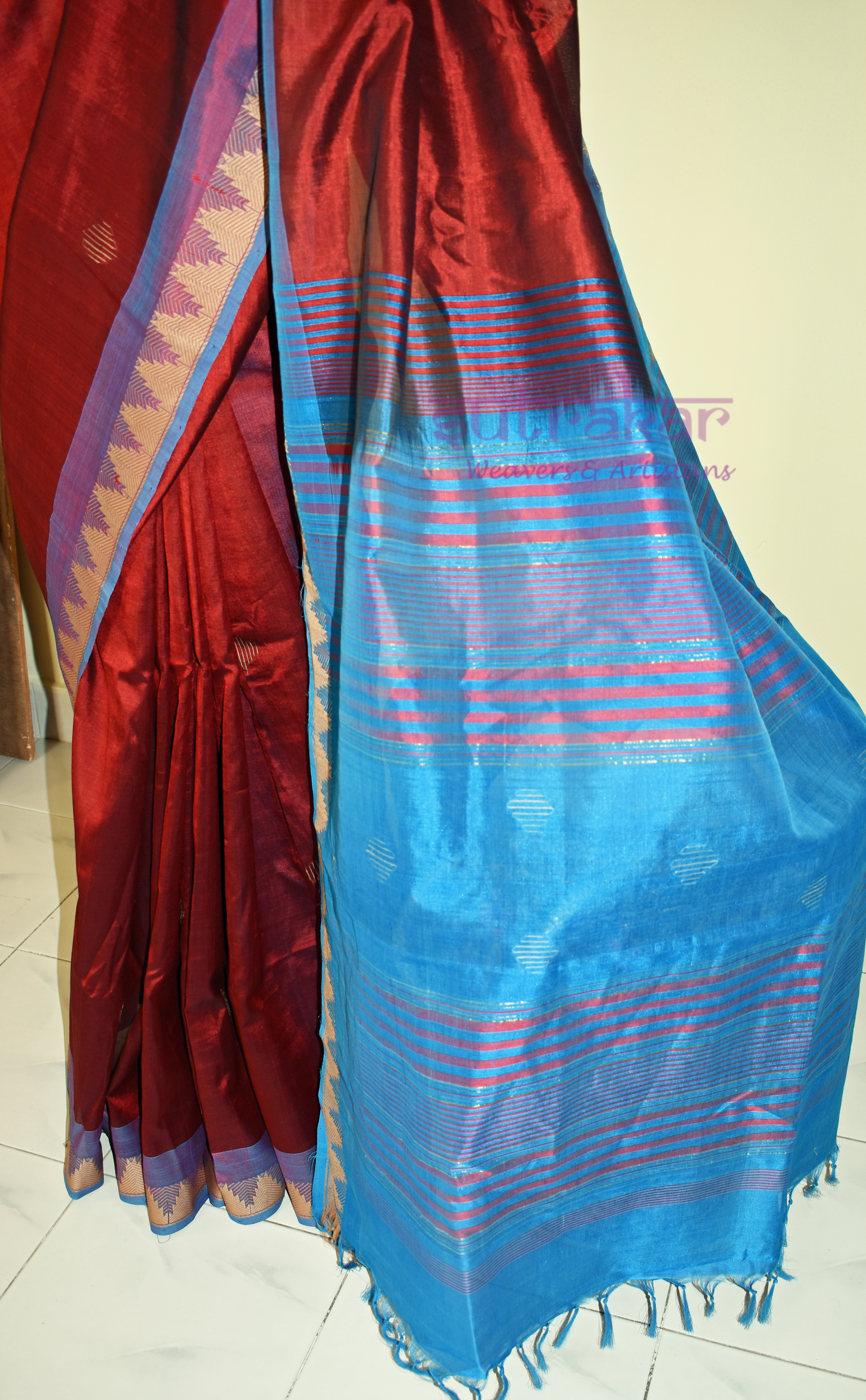 Natural Banana Fiber Saree