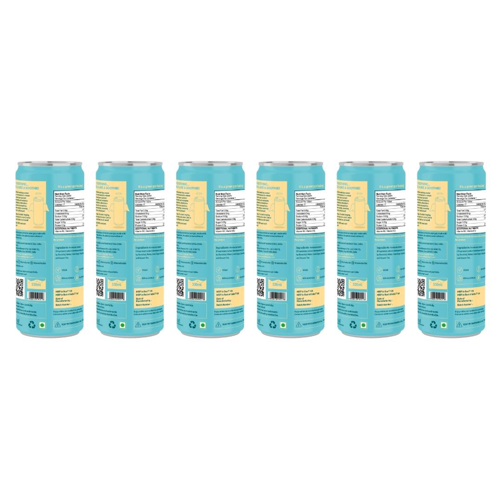 BORÉCHA 6 PACKS OF CLASSIC KOMBUCHA