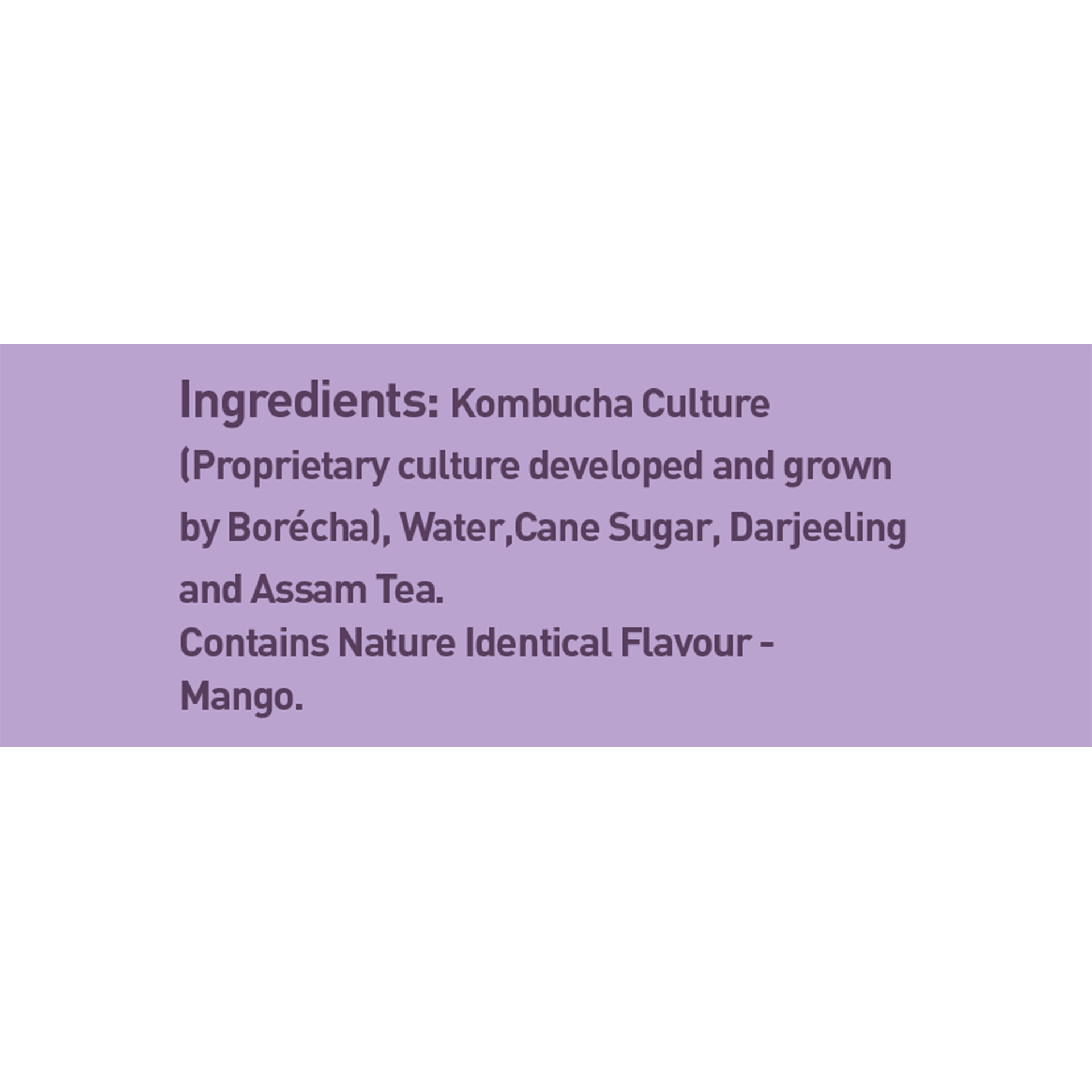 BORÉCHA 6 PACKS OF MANGO KOMBUCHA