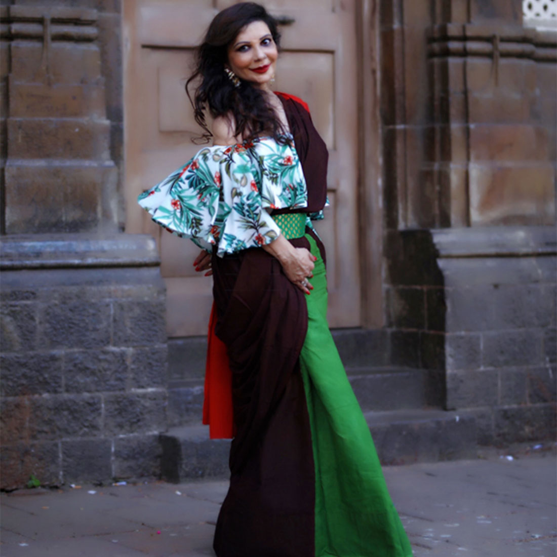 Drape With Belt