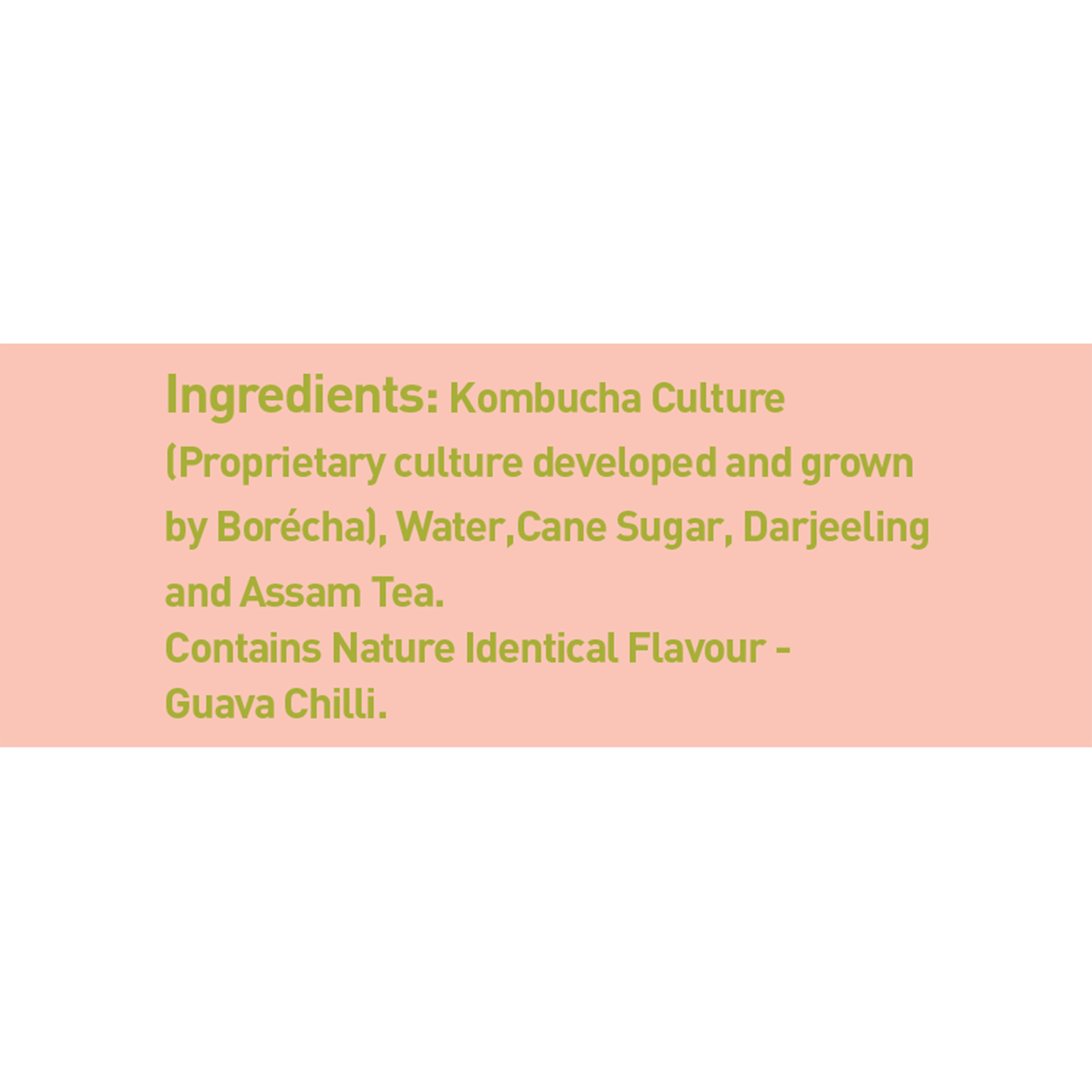 BORÉCHA 6 PACKS OF GUAVA CHILLI KOMBUCHA