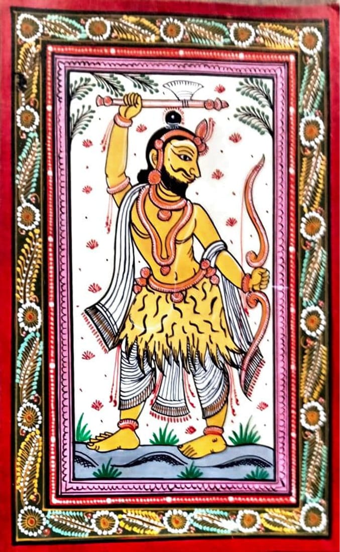 Dasavathar's of Lord Vishnu- Pattachitra Painting