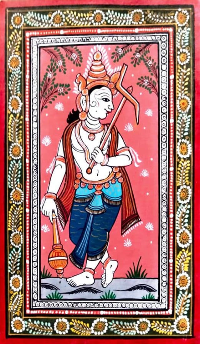 Dasavathar's of Lord Vishnu- Pattachitra Painting
