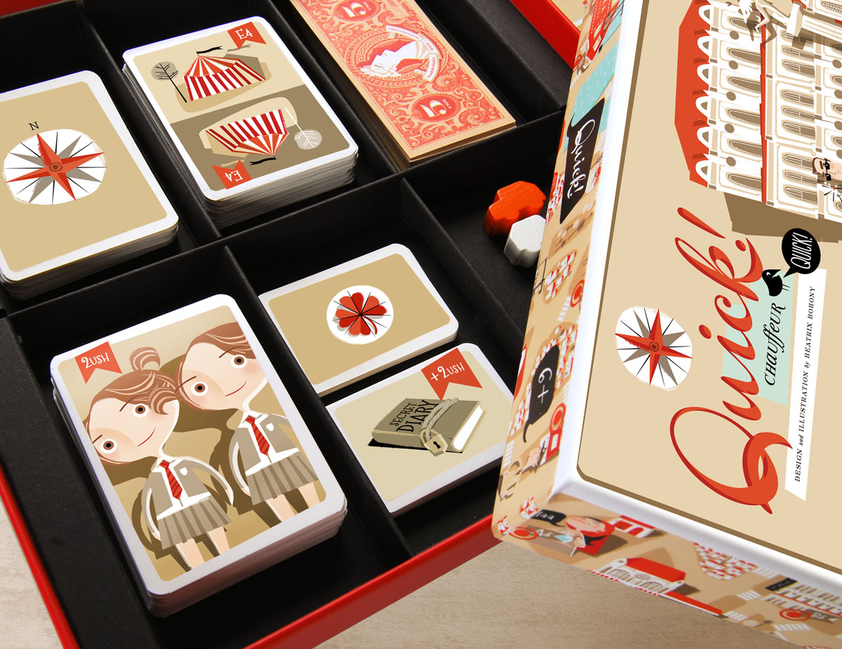 Board game Quick!( 6+ child game)