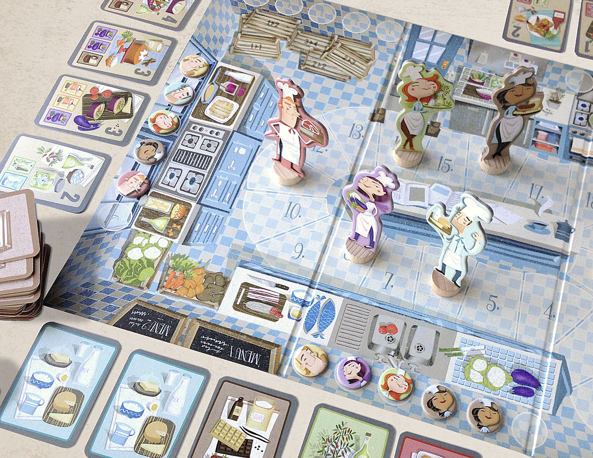 Board game Chefs (7+ child )