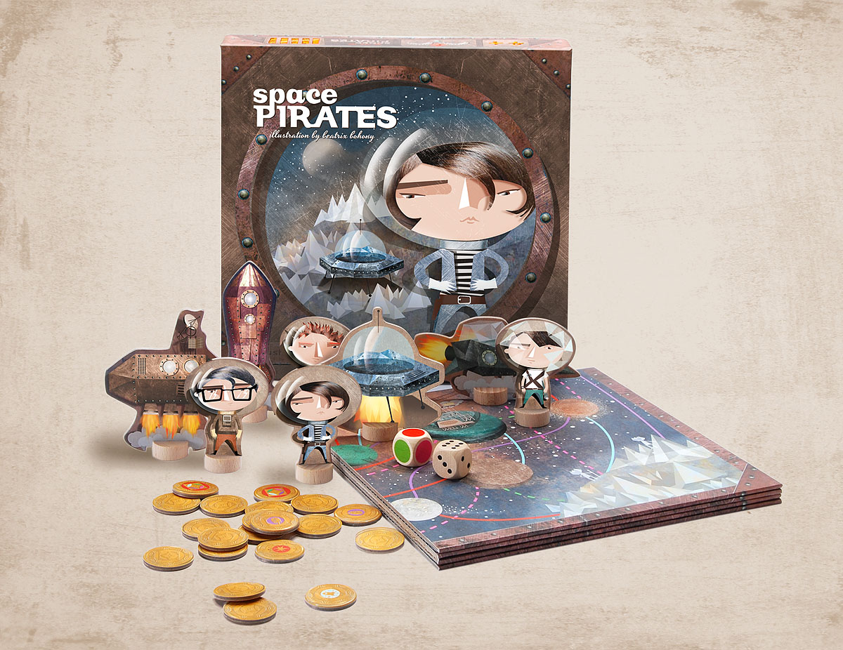 Board game Space Pirates(4+child Indoor game)