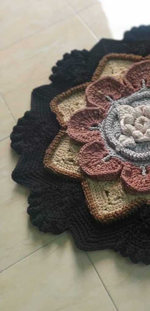 Crochet Mat 100cm