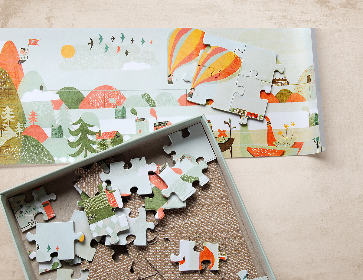 Puzzle Hello Nature! 5+child