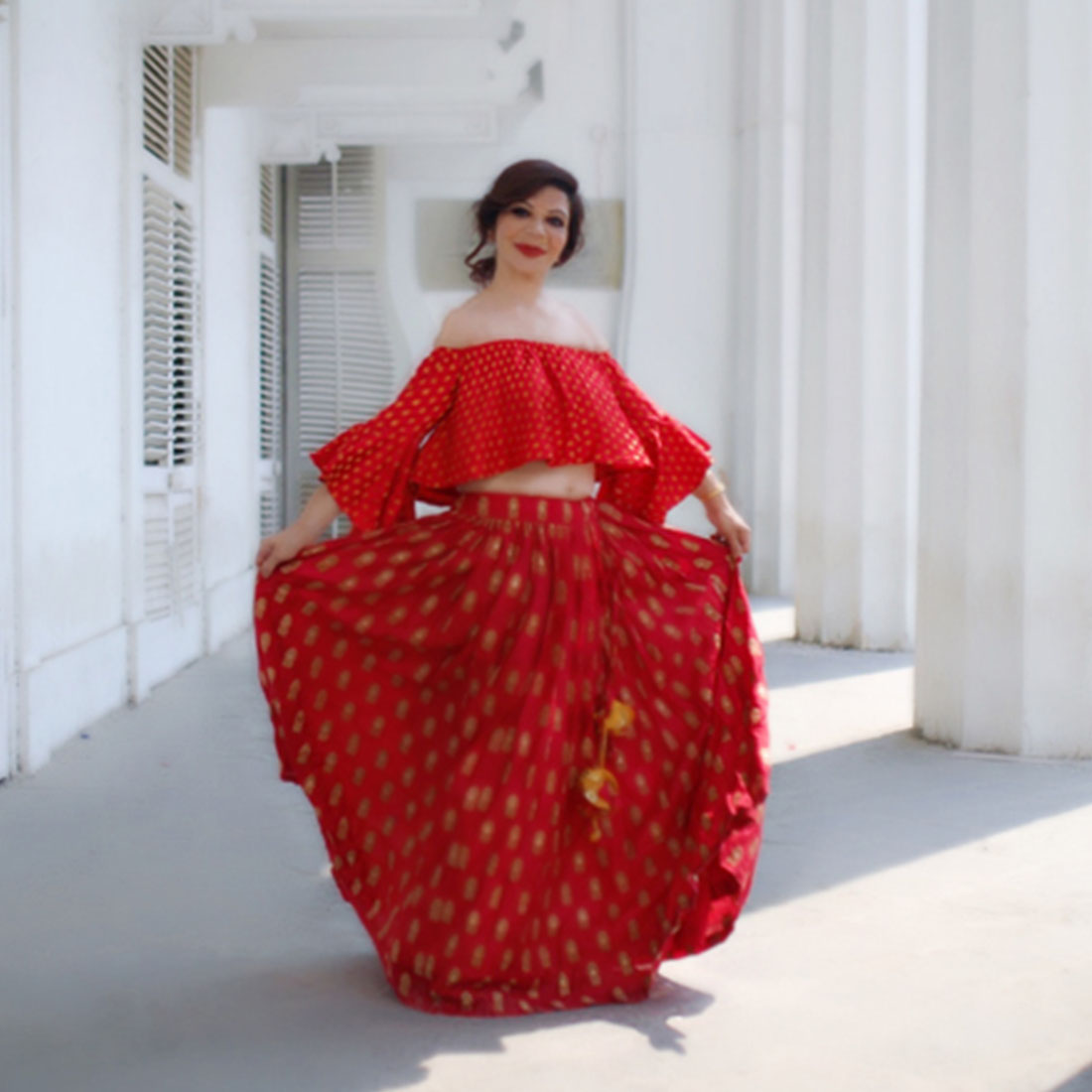 Ghicha Saree Drape