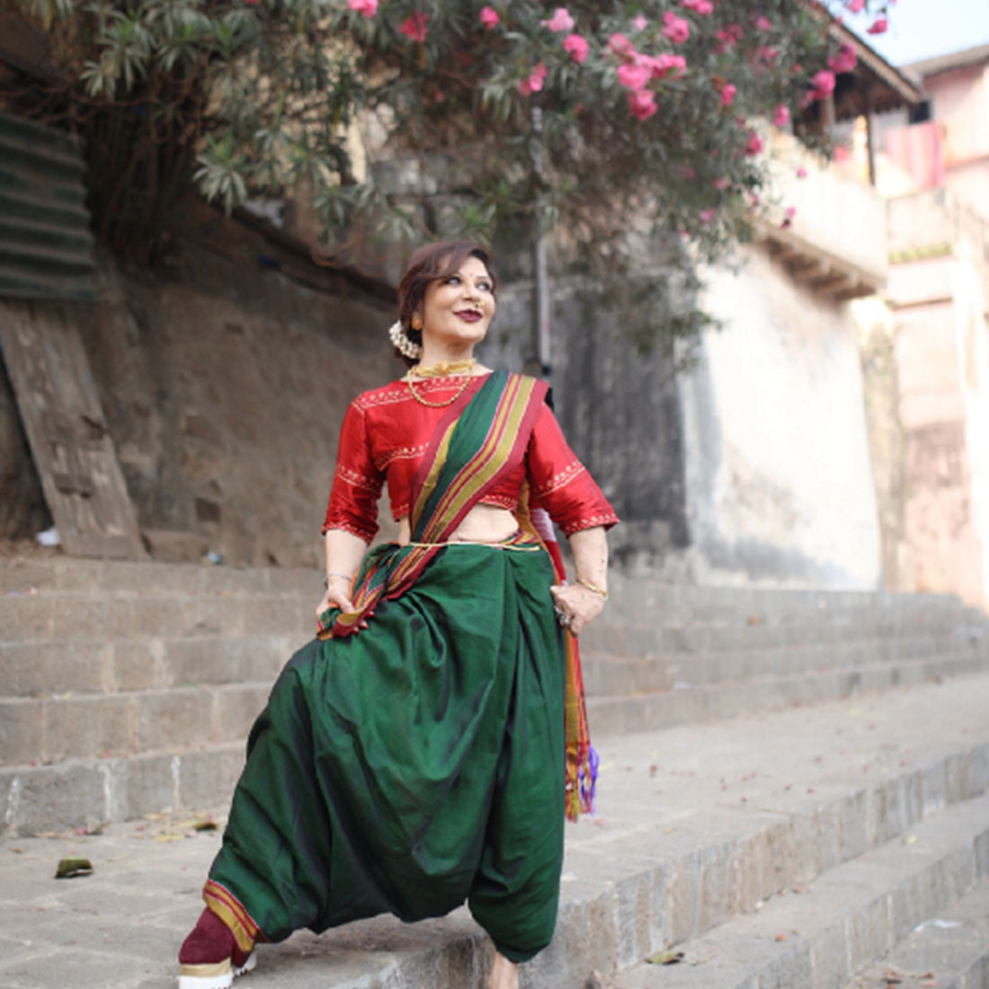 Marathan Saree Drape