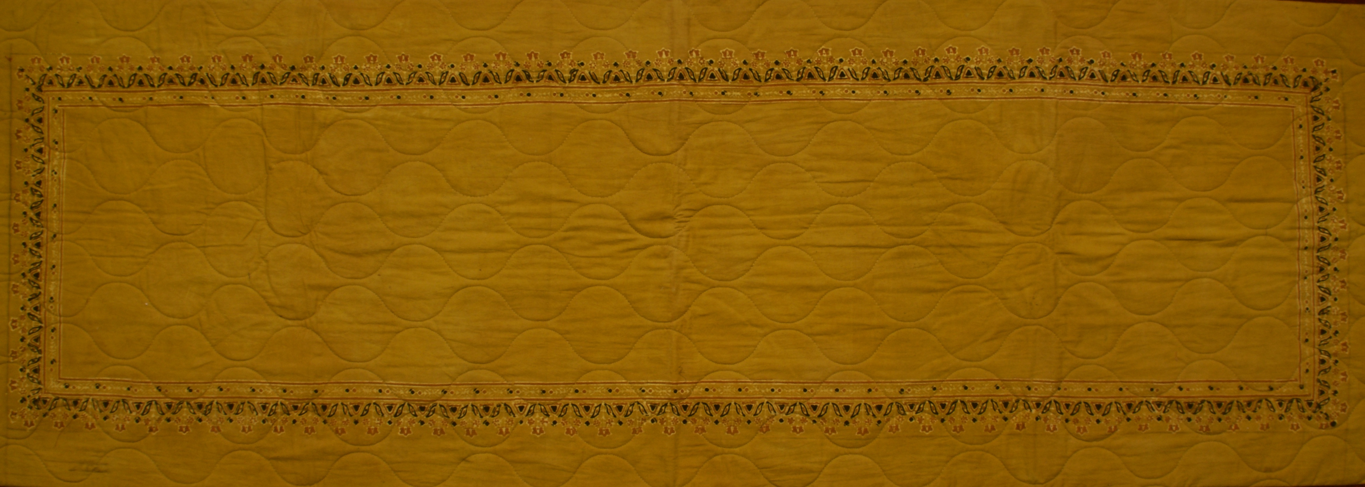 Eco-friendly yoga mat(100% pure cotton)(darkgoldenrod with maroon border)