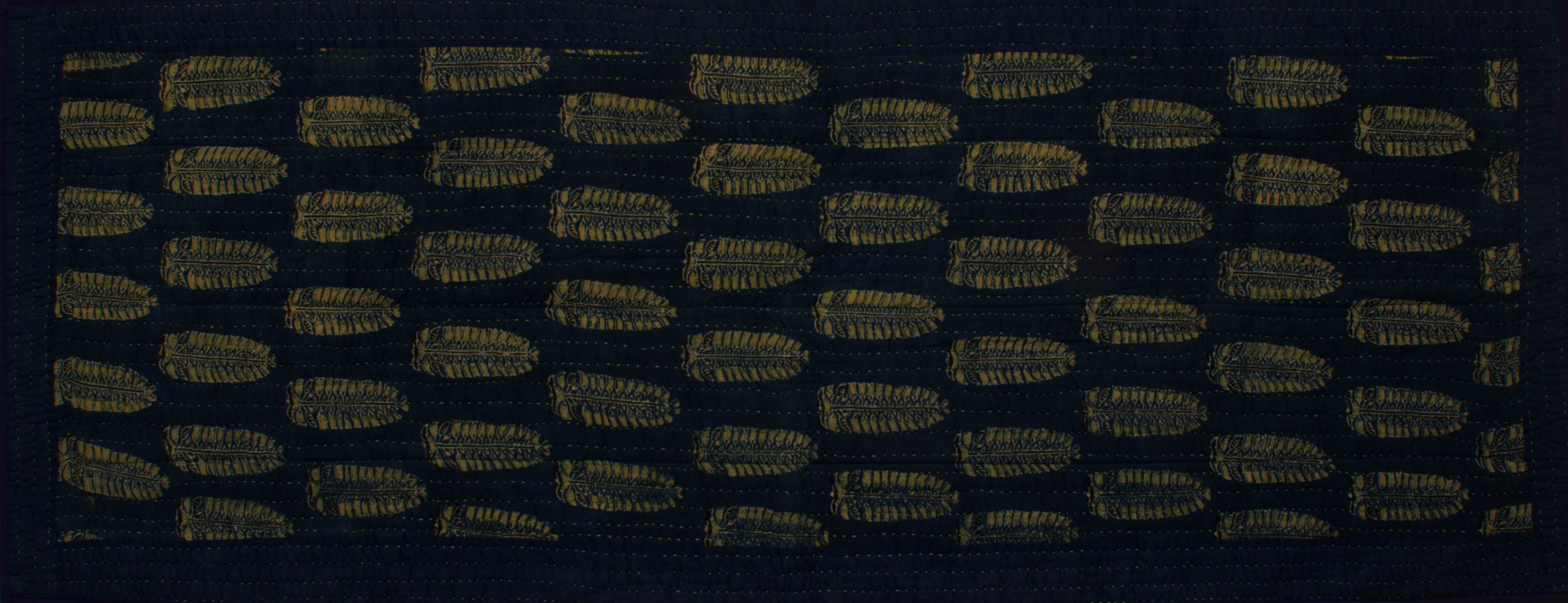 Eco-friendly yoga mat(100% pure cotton)(darkblue with darkgoldenrod with darkblue border)