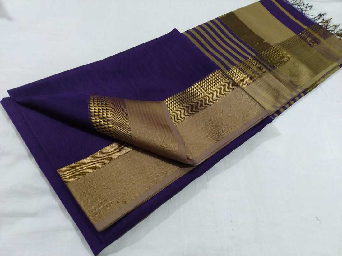 Maheshwari handloom silk saree
