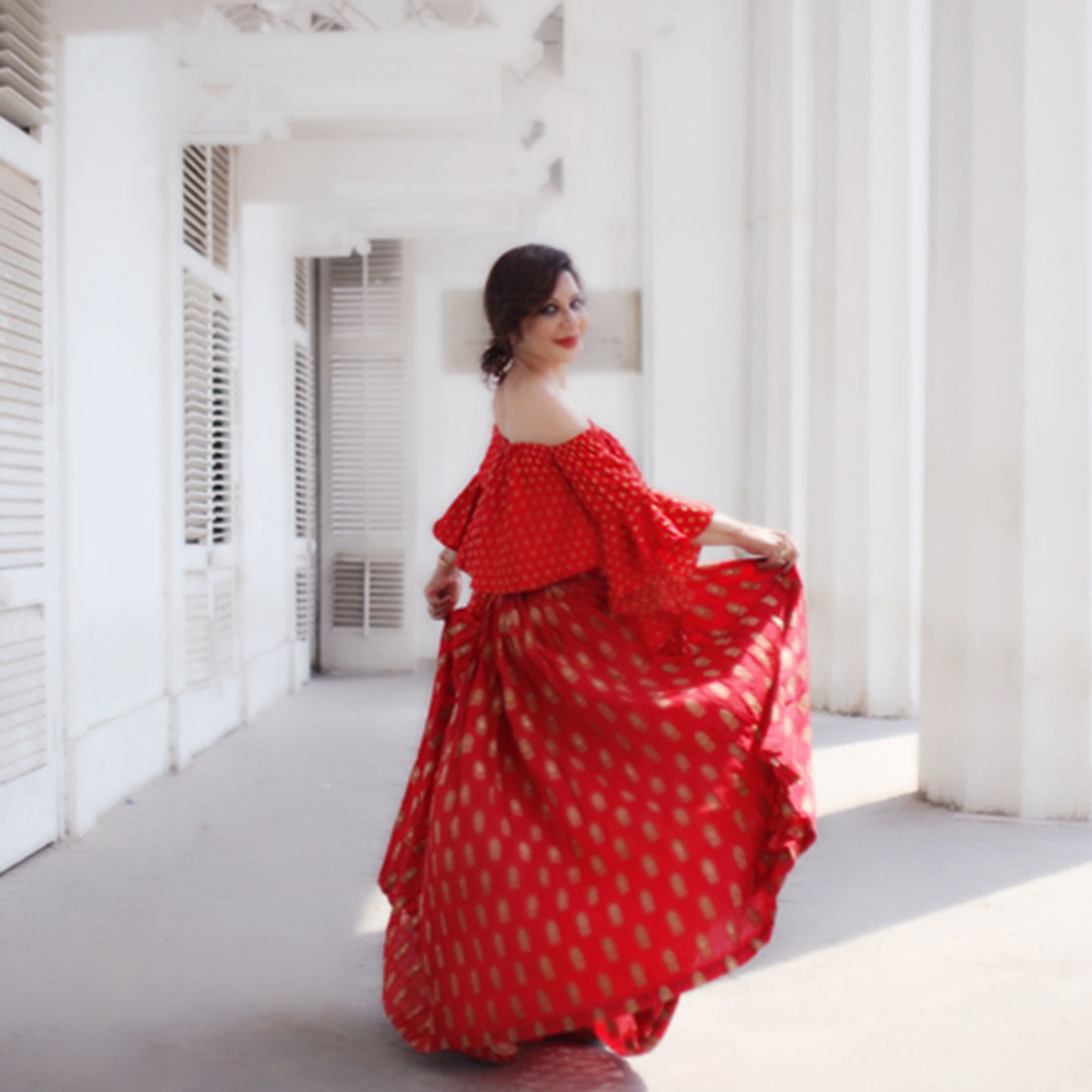 Ghicha Saree Drape