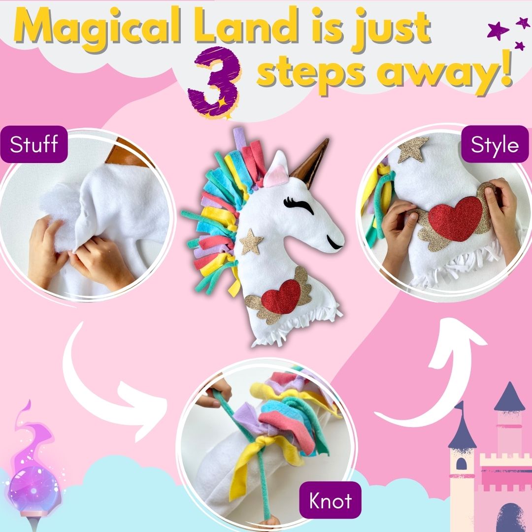 PEPPLAY MAKE YOUR UNICORN PILLOW