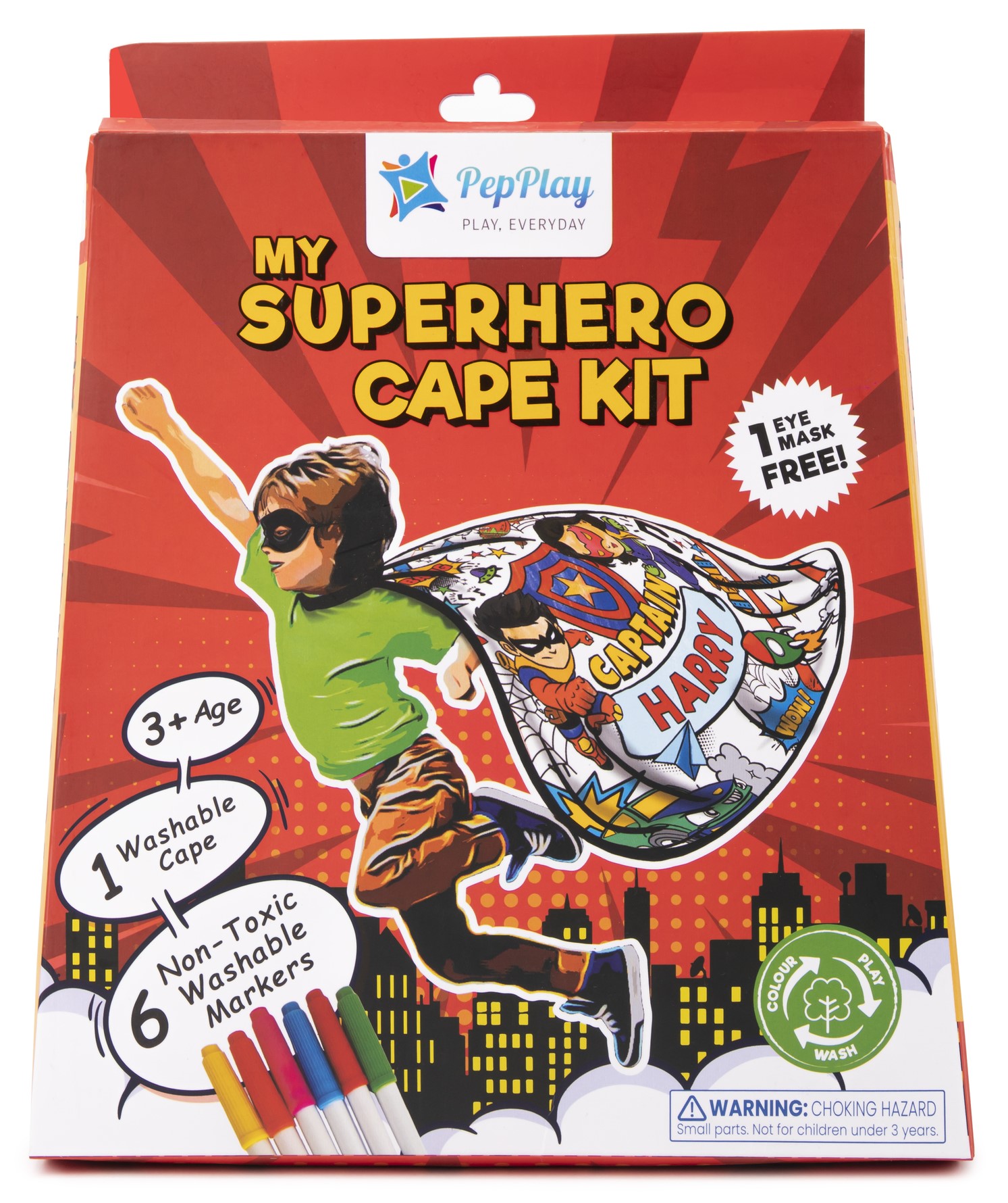 PEPPLAY COLOUR YOUR SUPERHERO CAPE