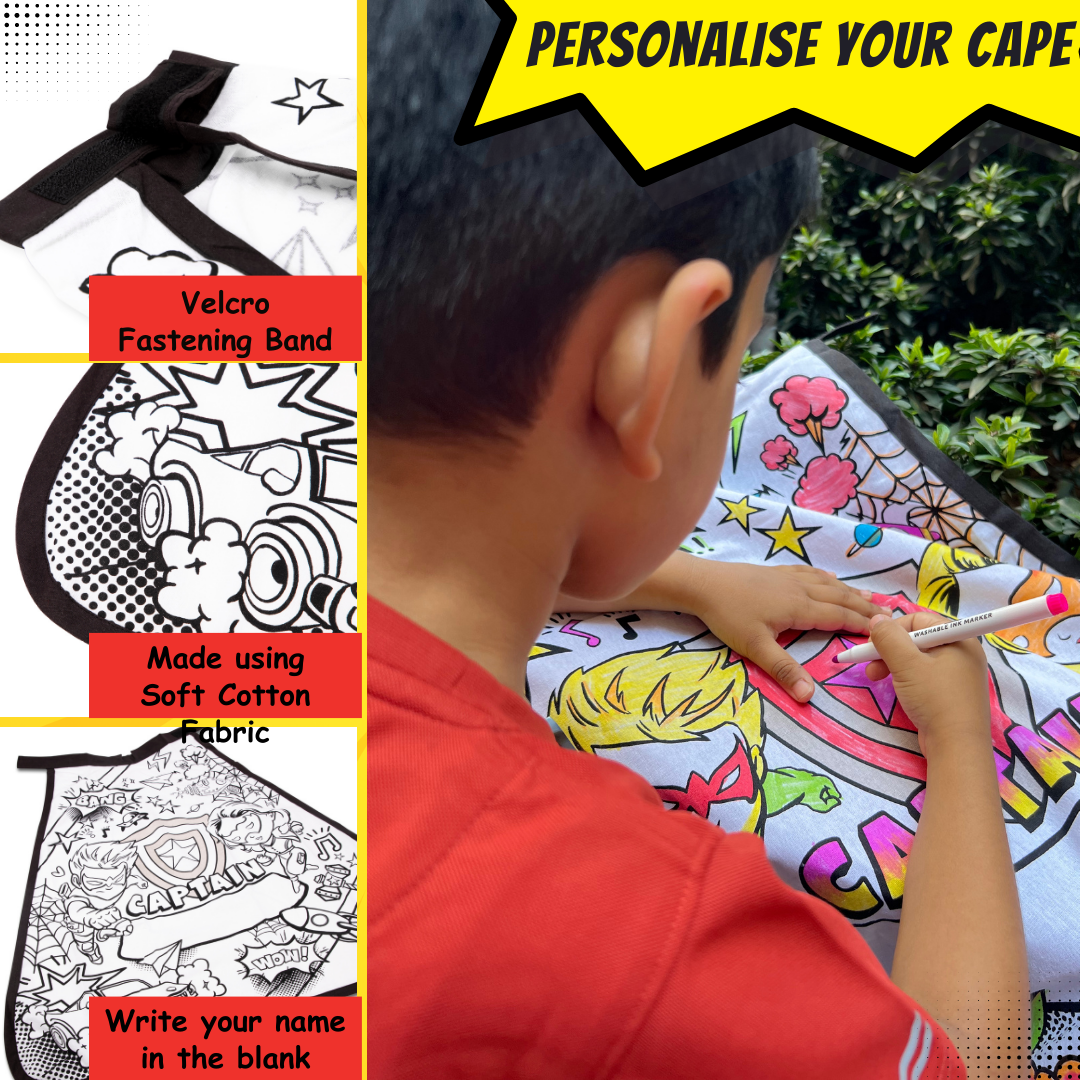 PEPPLAY COLOUR YOUR SUPERHERO CAPE