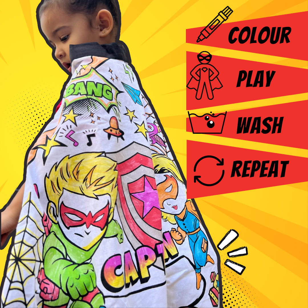 PEPPLAY COLOUR YOUR SUPERHERO CAPE