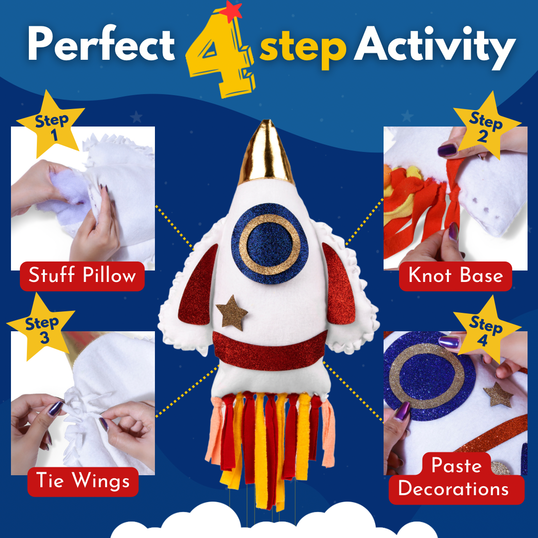 PEPPLAY MAKE YOUR ROCKET PILLOW