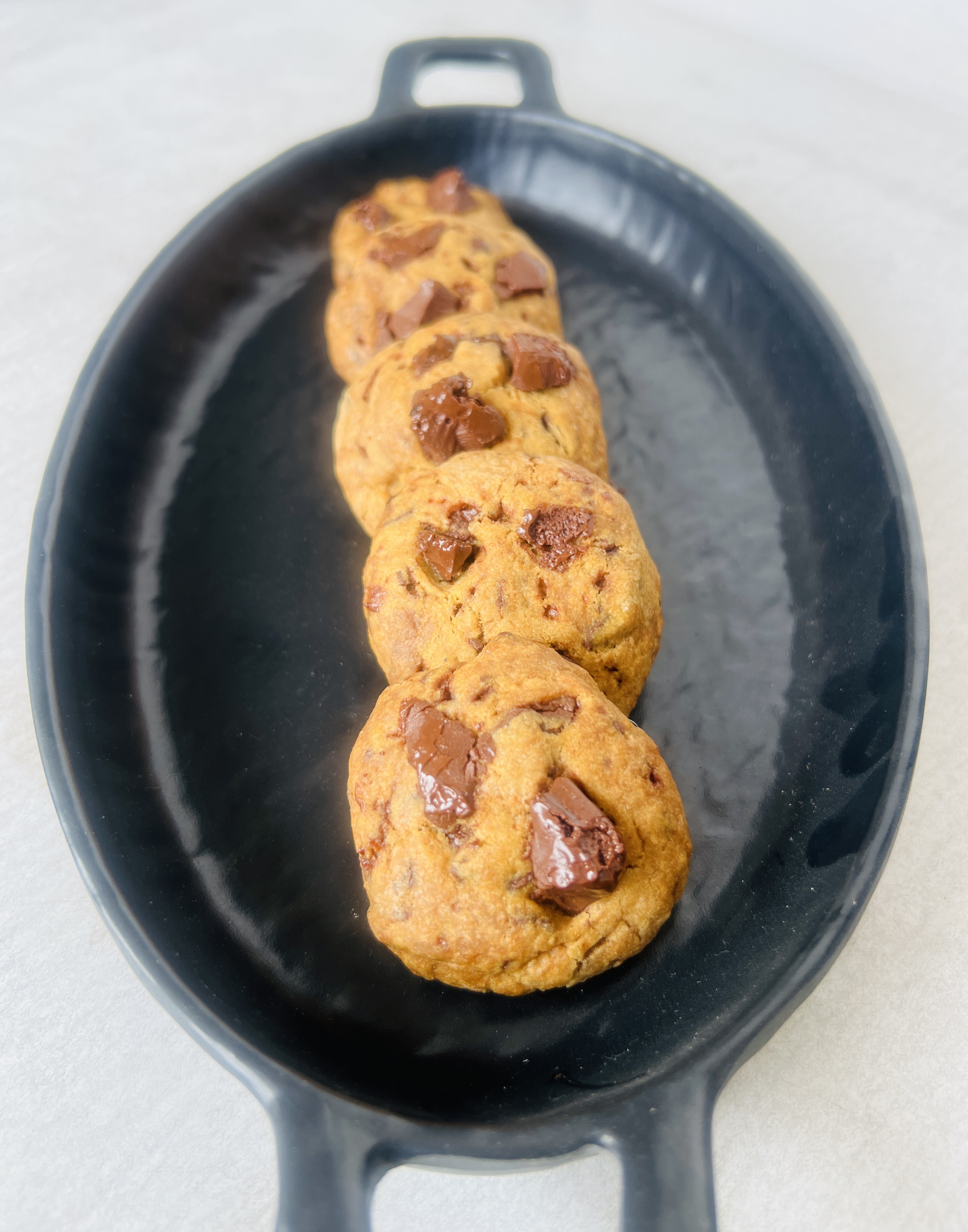 Freshly Baked Whole Wheat Belgian Dark Chocolate Cookies