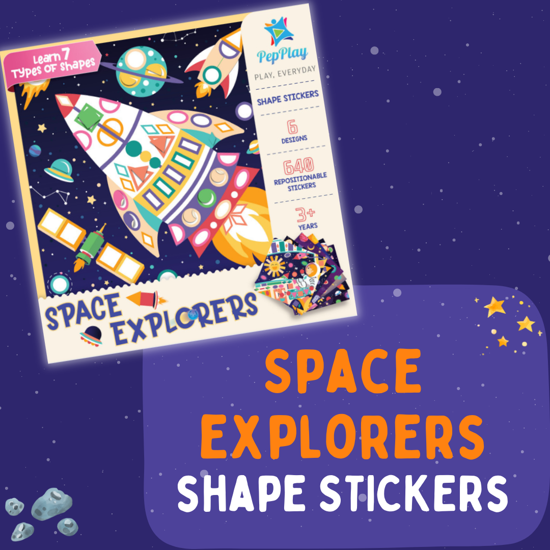 PepPlay Shape Stickers - Space Explorers