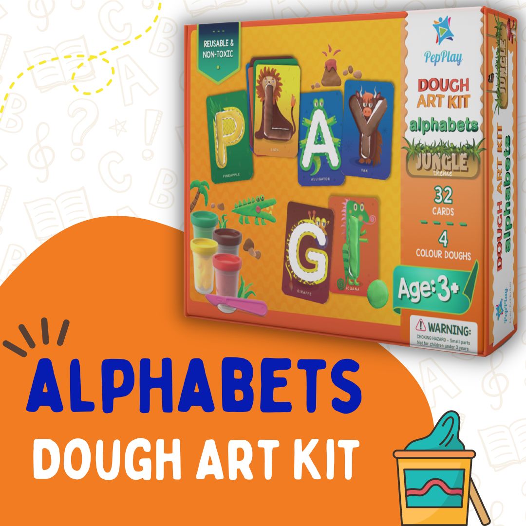 Pepplay Dough Alphabets Art Kit