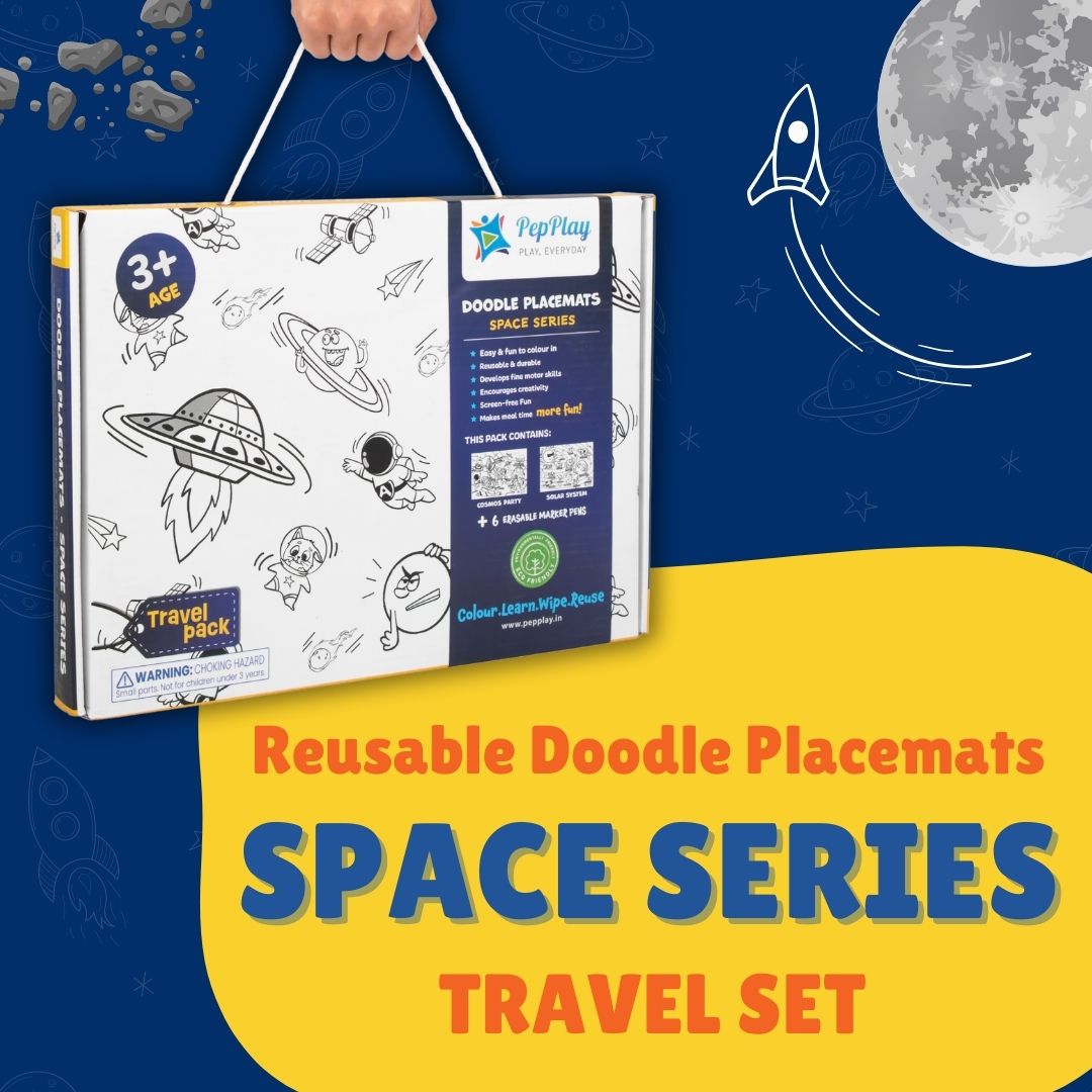 DOODLE PLACEMATS - SPACE SERIES