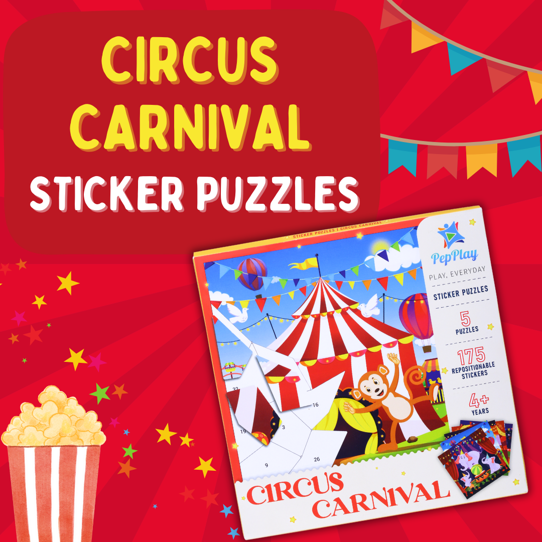 PepPlay Sticker Puzzle - Circus Carnival