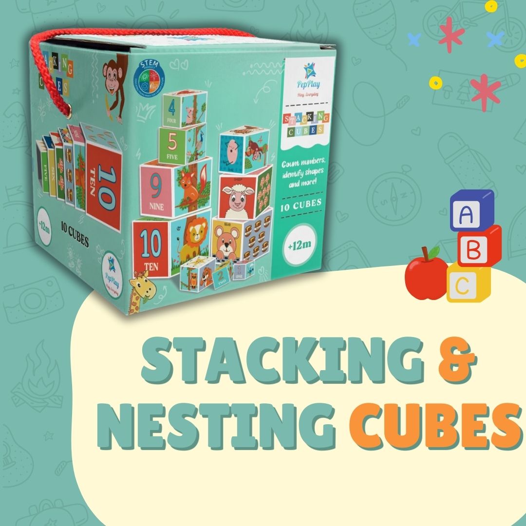 PEPPLAY STACKING & NESTING CUBE
